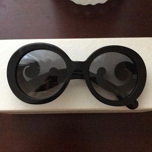 AUTHENTIC PRADA BLACK SUNGLASSES
